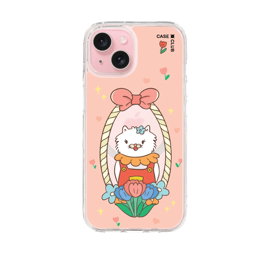 แมวเปอร์เซียกรอบริบบิ้นสดใส